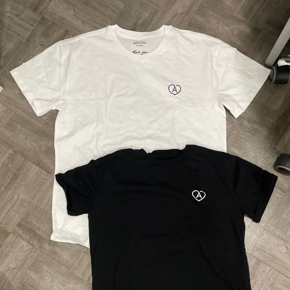 2 aritzia short sleeve shirts